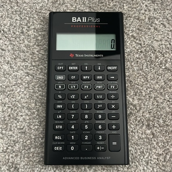 Texas Instruments BA II Plus Professional Calculator - Picture 2 of 2